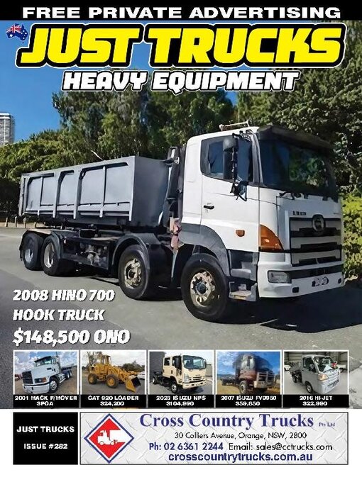 Title details for Just Trucks & Heavy Equipment by JUST AUTO Classifieds Pty Ltd - Available